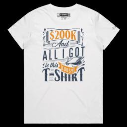 Million Dollar T-Shirt_v1_Female MAPLE White