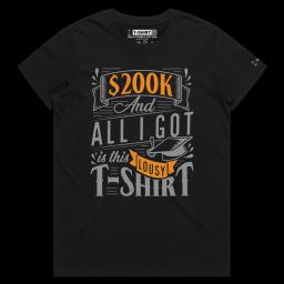 Million Dollars T-Shirt_v1_Female MAPLE Black