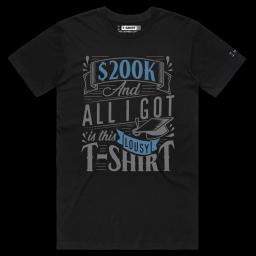 Million Dollars T-Shirt_v2_Male STAPLE Black