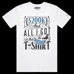 Million Dollars T-Shirt_v2_Male STAPLE White