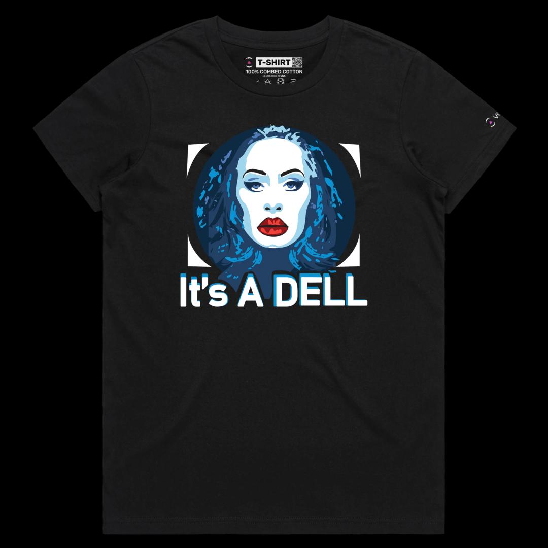 VOICEART Black Female Regular Adele Lyrics Shirt Premium Quality Graphic Design Popular Singer Music Tee Funny Play Words