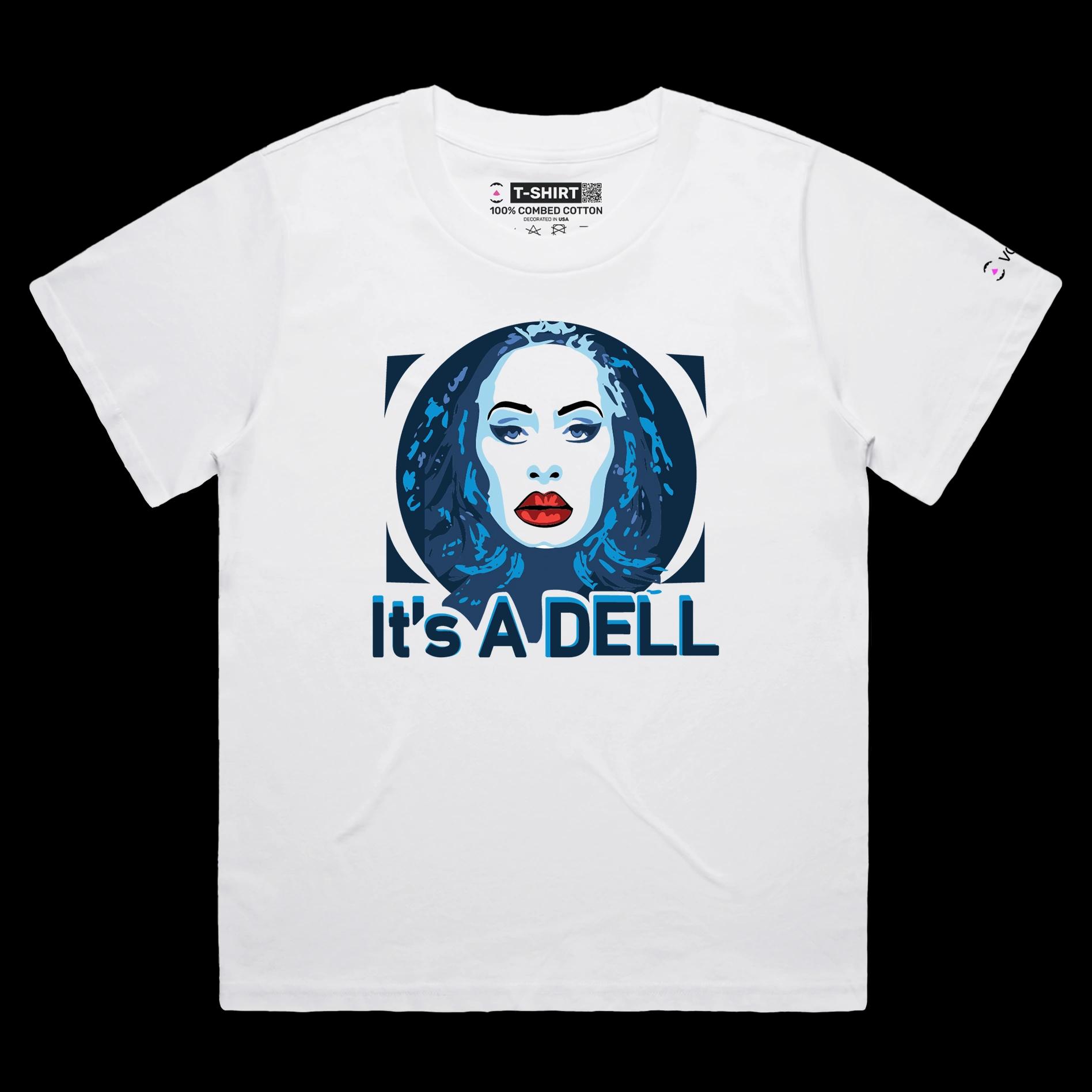 VOICEART White Female Loose Adele Lyrics Shirt Premium Quality Graphic Design Popular Singer Music Tee Funny Play Words