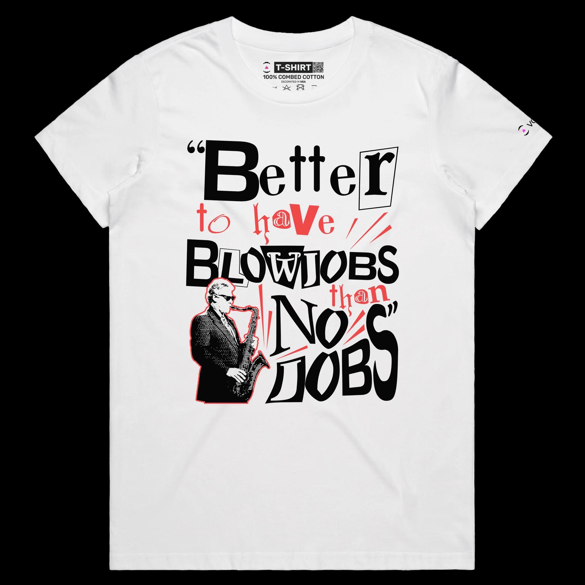 VOICEART White Female Regular President Clinton Funny Quote Political T-Shirt Premium Graphic Monica Lewinsky Love Affair