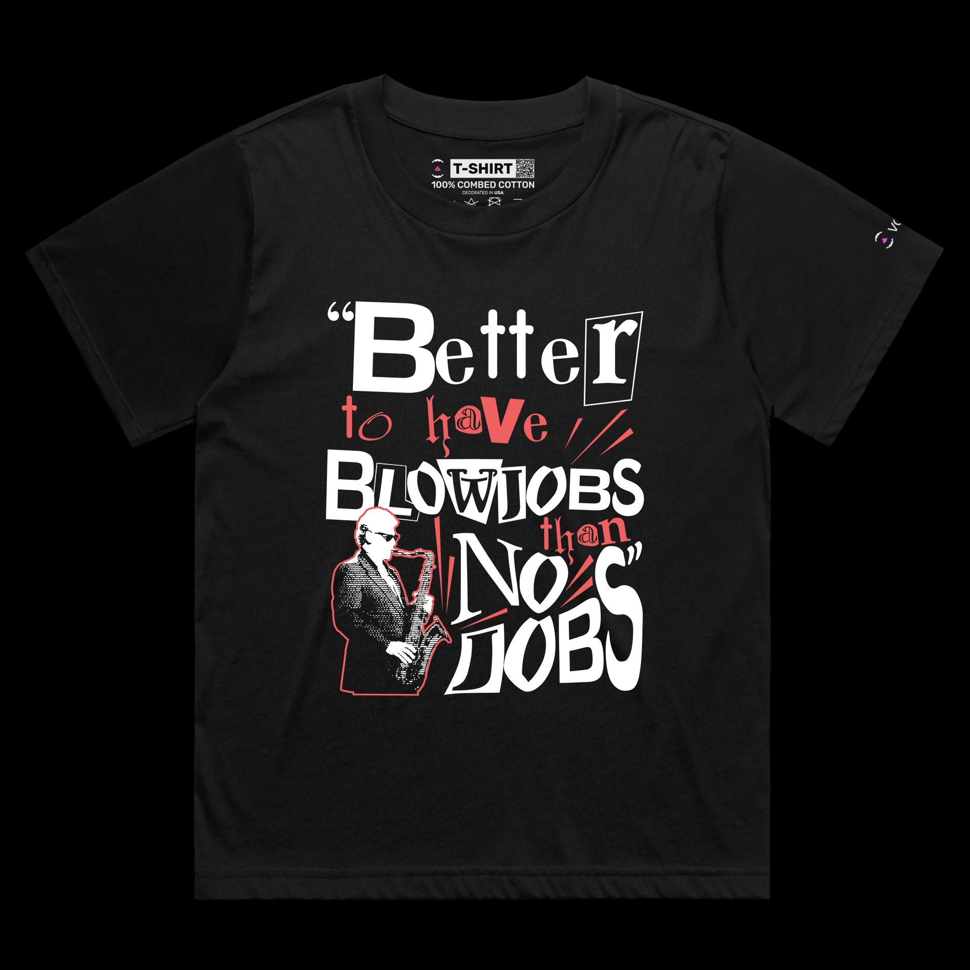 VOICEART Black Female Loose President Clinton Funny Quote Political T-Shirt Premium Graphic Monica Lewinsky Love Affair