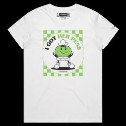 Peas Be With You_Female MAPLE White