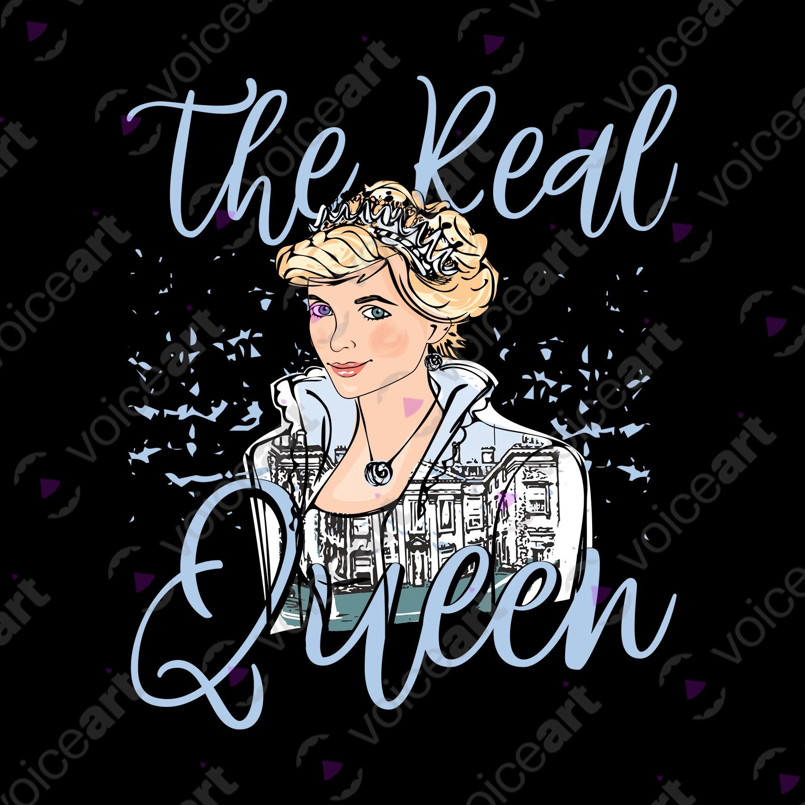 VOICEART Black Watermark Princess Diana Historical T-Shirt with Premium Quality Design Tee for Men and Women v2