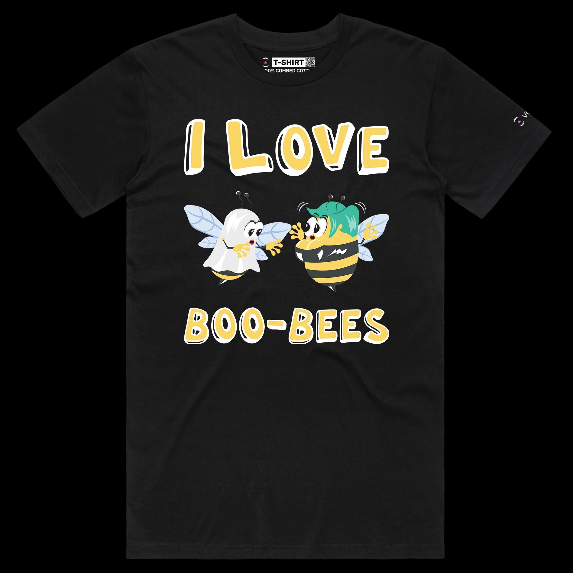 VOICEART Black Male Regular Gay Bees Funny T-Shirt Premium Quality Graphic Design LGBTQ Pride Tee Play on Words for Adults