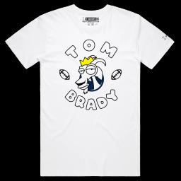 My Sporting Icons, Tom Brady_Male STAPLE White