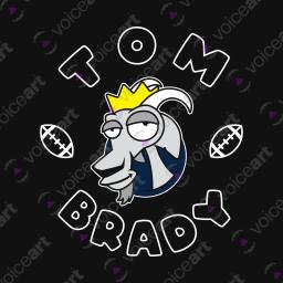 My Sporting Icons, Tom Brady_Watermark Black