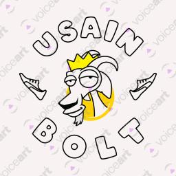My Sporting Icons, Usain Bolt_Watermark White