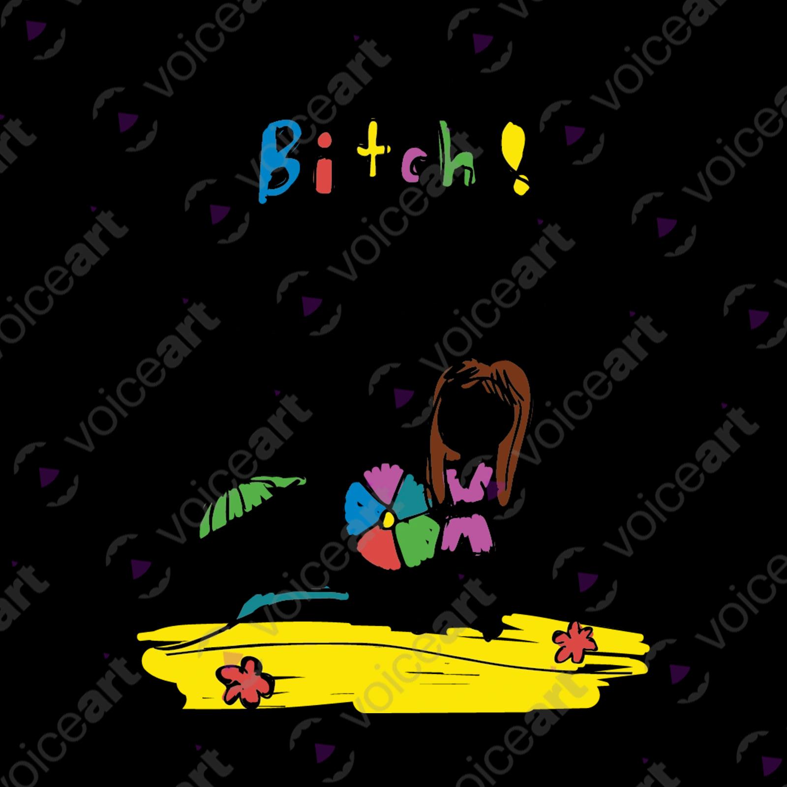 VOICEART White Watermark Girl on a Beach Funny Shirt Premium Quality Graphic Design Beach Wordplay Tee from Child's View