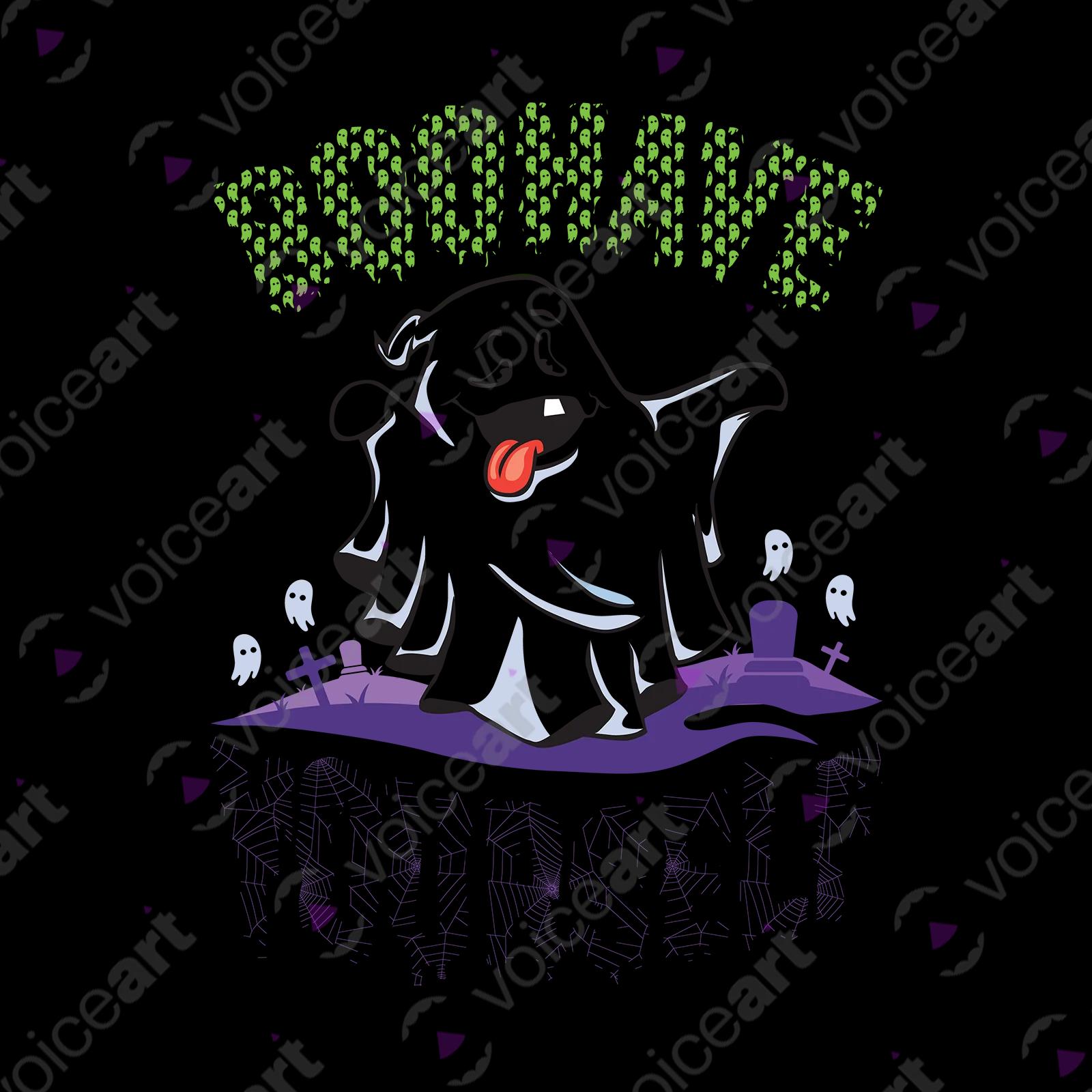 VOICEART White Watermark Crazy Ghost Funny TShirt with Premium Quality Graphic Scary Tee for Holidays with Play on Words