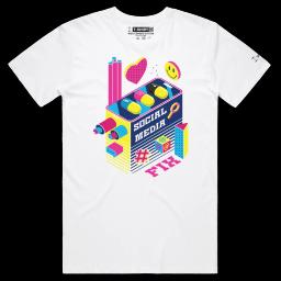 Social Media Fixation v2_Male STAPLE White