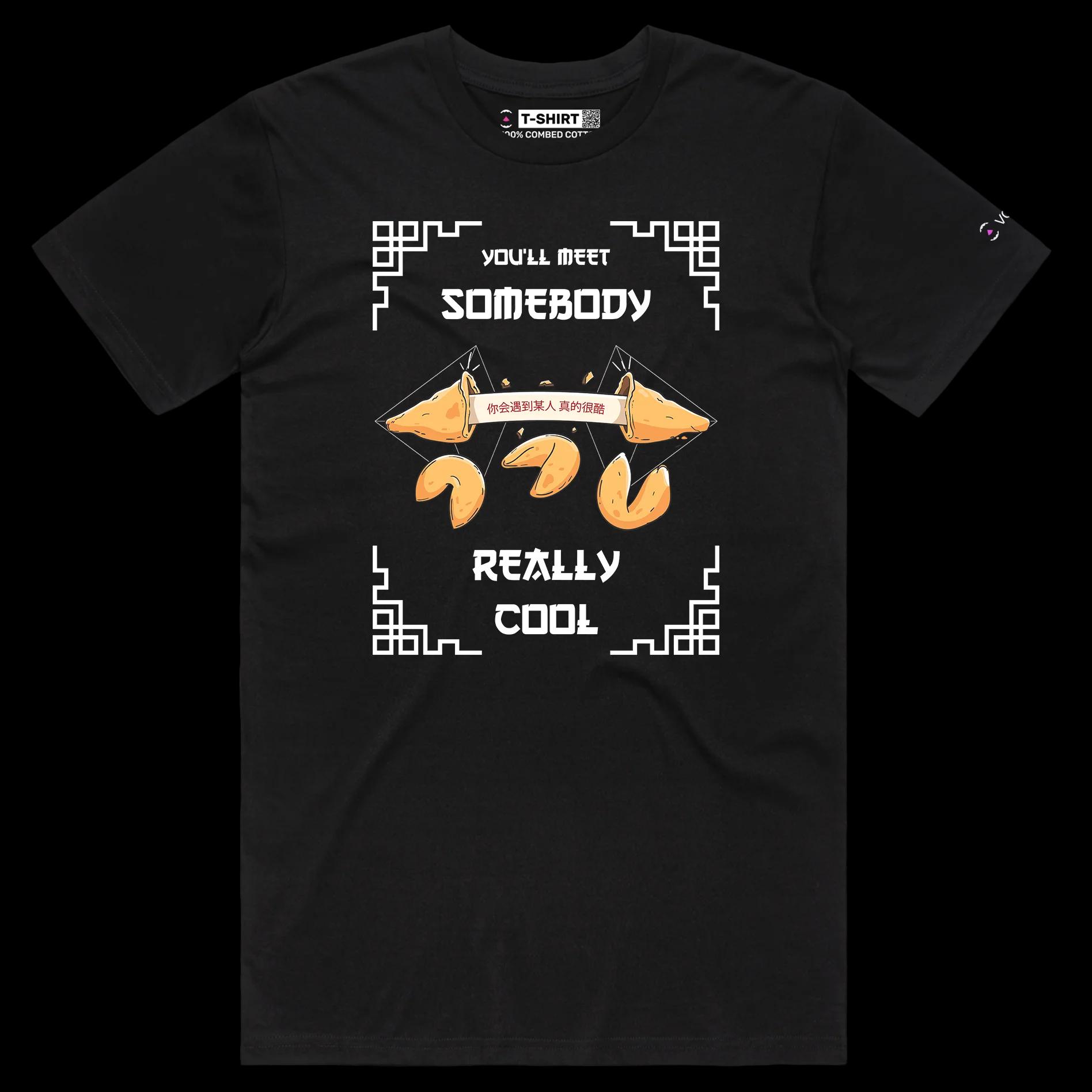 VOICEART Black Male Regular Asian Food Funny T-Shirt Premium Quality Graphic Design Chinese Cuisine Kung Pao Chicken Tee