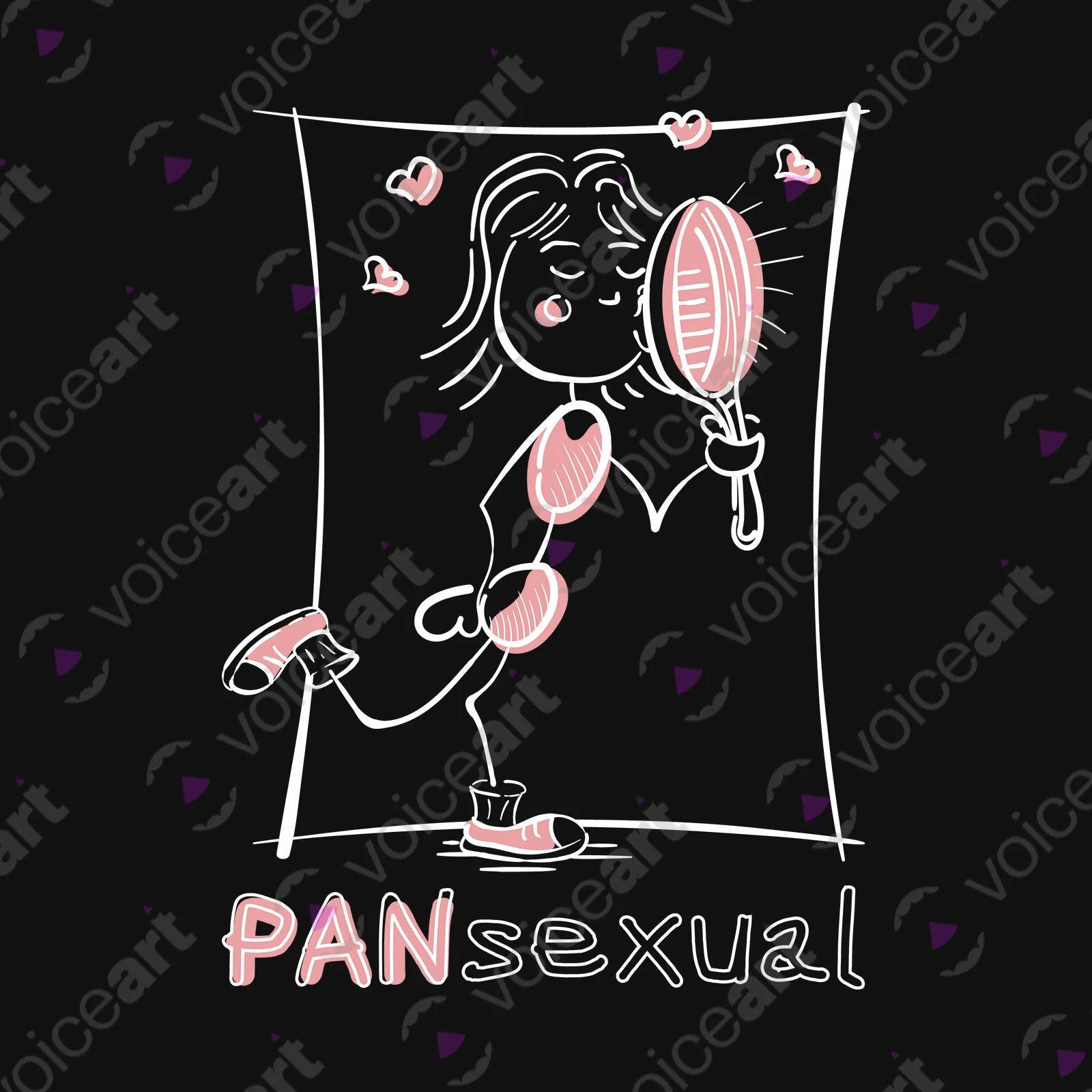 VOICEART Black Watermark In Love with Good Cuisine Funny Shirt Premium Quality Graphic Design Kissing the Frying Pan Tee