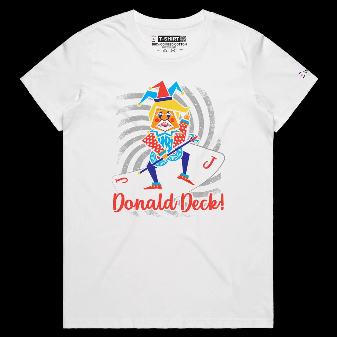 VOICEART White Female Regular President Donald Trump Jester Playing Cards Funny Political Shirt Premium Graphic Donald Deck