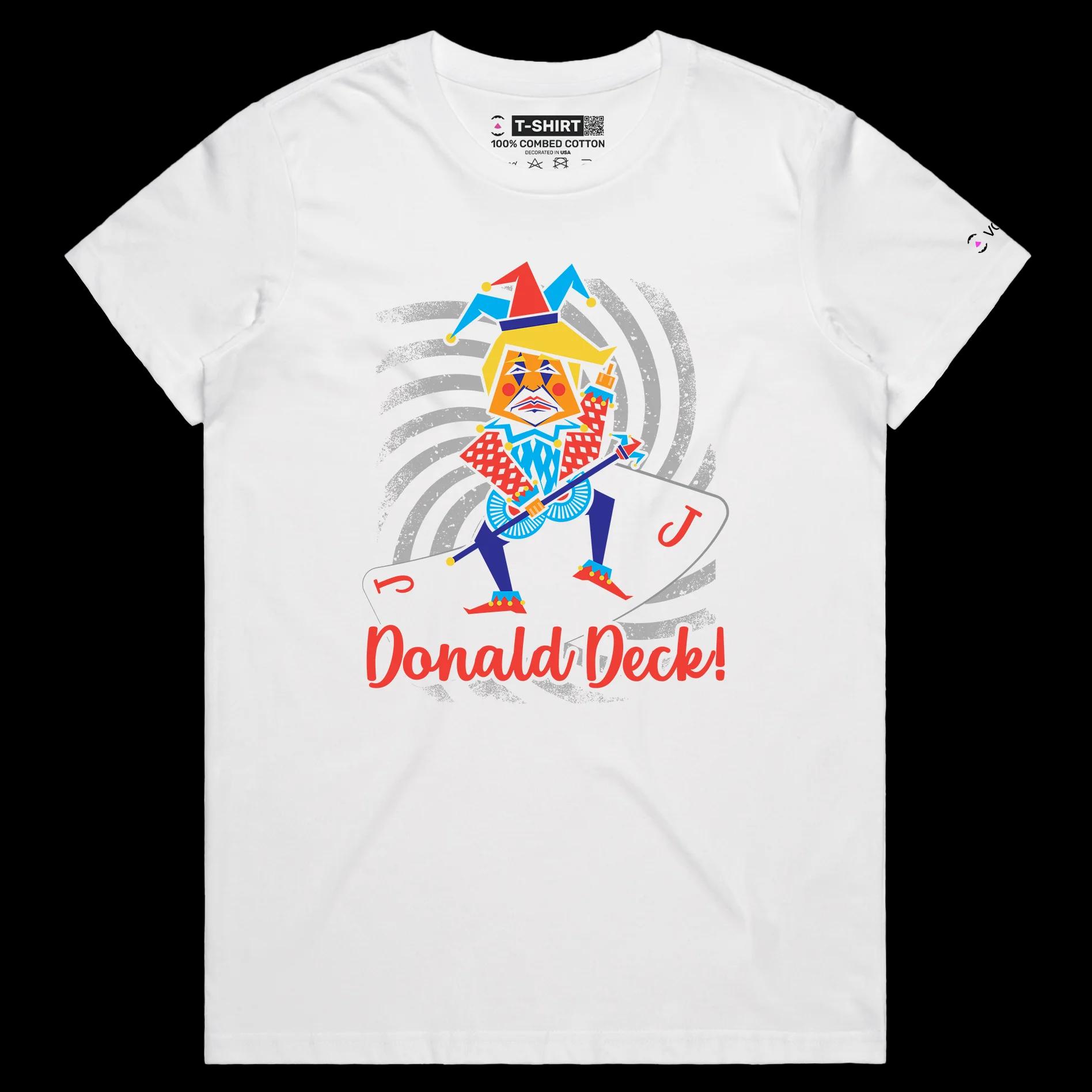 VOICEART White Female Regular President Donald Trump Jester Playing Cards Funny Political Shirt Premium Graphic Donald Deck