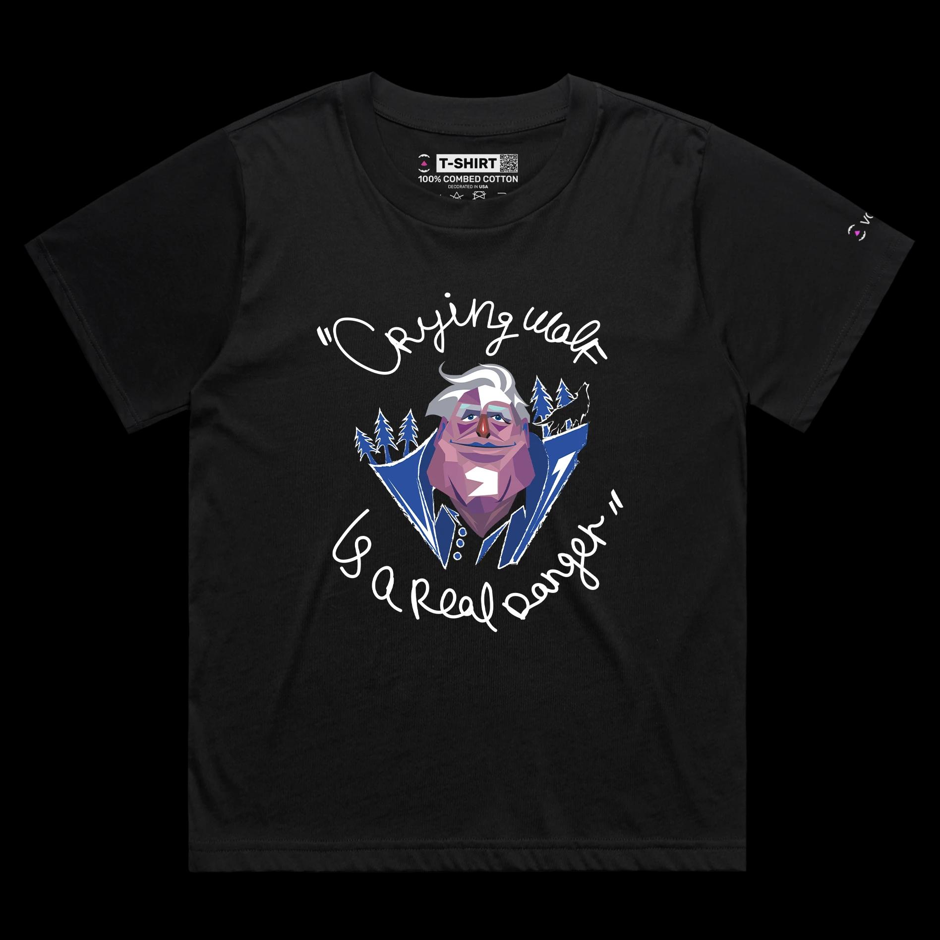 VOICEART Black Female Loose David Attenborough Nature and Geography T-Shirt with Premium Quality Graphic Earth Survival