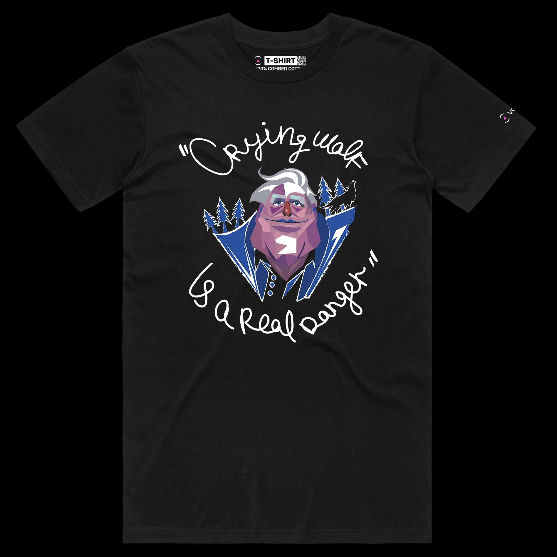 VOICEART Black Male Regular David Attenborough Nature and Geography T-Shirt with Premium Quality Graphic Earth Survival