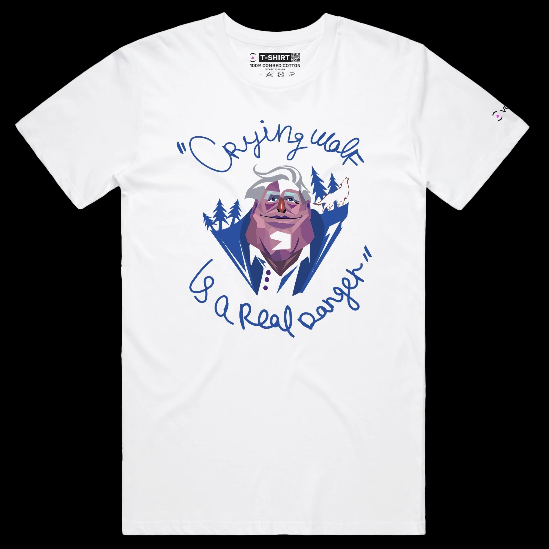 VOICEART White Male Regular David Attenborough Nature and Geography T-Shirt with Premium Quality Graphic Earth Survival