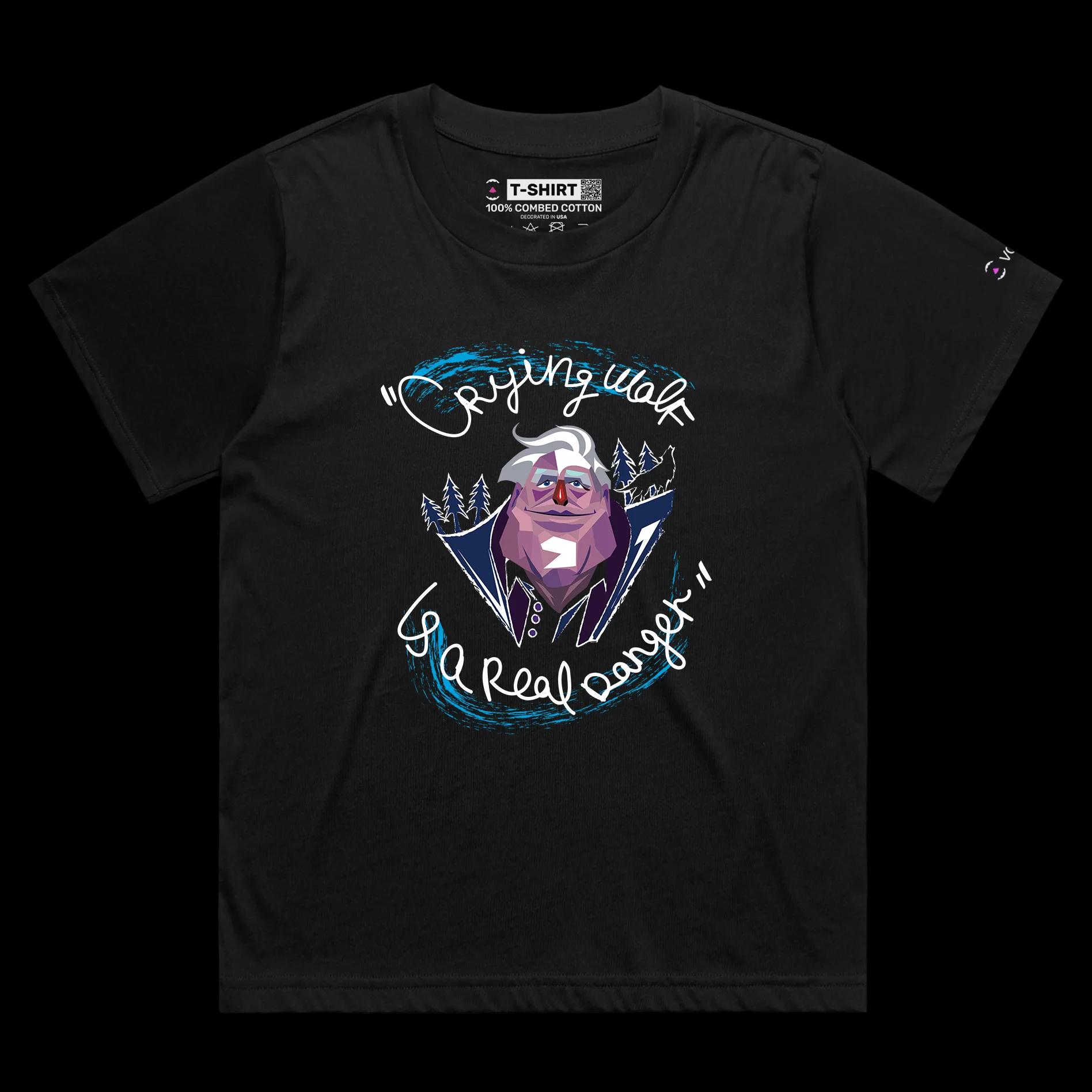 VOICEART Black Female Loose David Attenborough Nature and Geography T-Shirt with Premium Quality Graphic Earth Survival