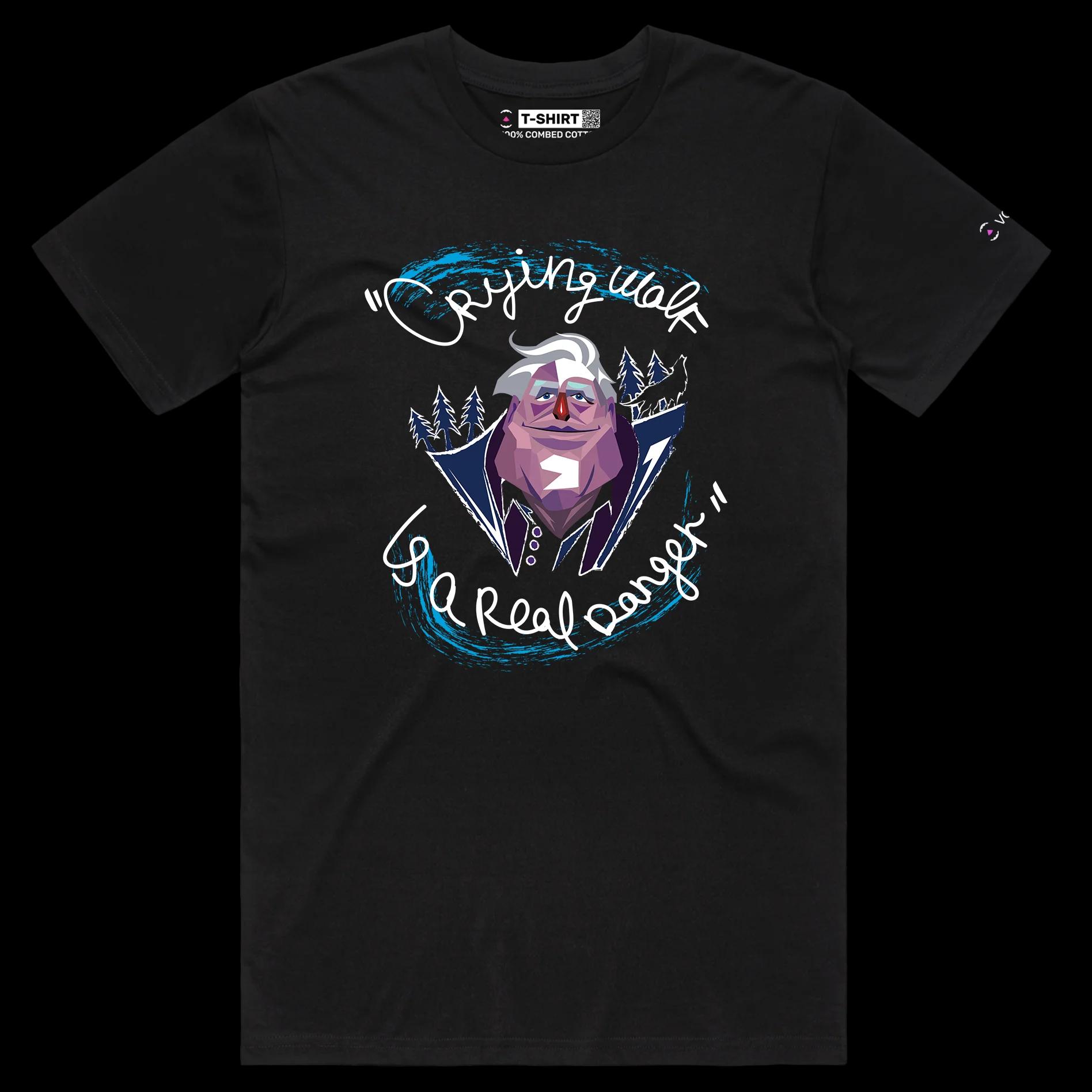 VOICEART Black Male Regular David Attenborough Nature and Geography T-Shirt with Premium Quality Graphic Earth Survival