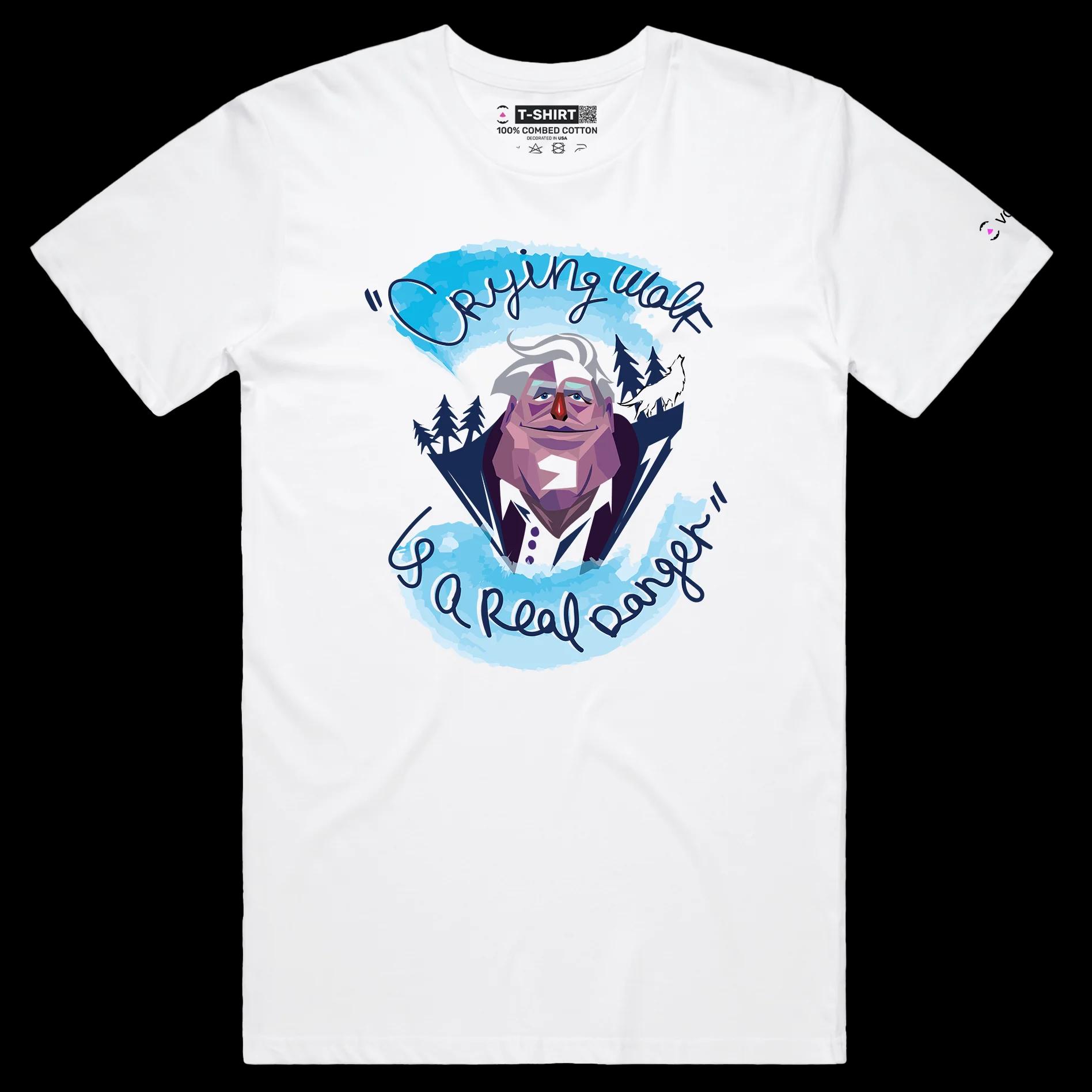 VOICEART White Male Regular David Attenborough Nature and Geography T-Shirt with Premium Quality Graphic Earth Survival