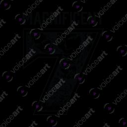 The Golden Shirt Number 7_Watermark Black