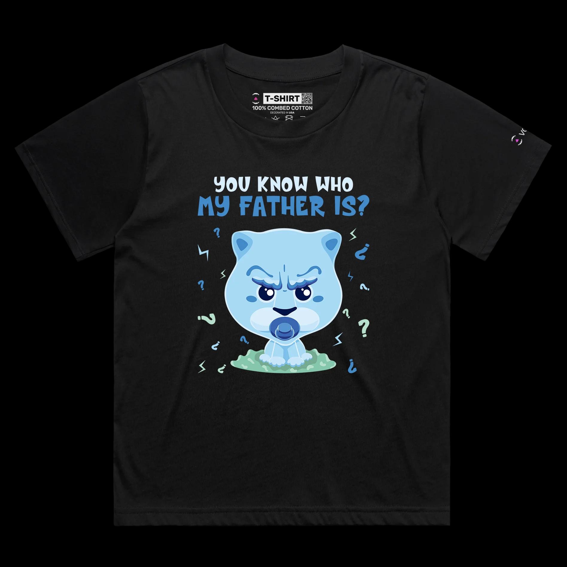 VOICEART Black Female Loose Cute Lion Cub Funny Animals Shirt Premium Graphic Gay Pride Tee with Play on Words Cute Lio v1