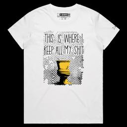 The Best Toilet Humor_Female MAPLE White