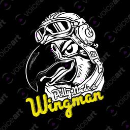 Polly, The Parakeet Pilot_Watermark Black
