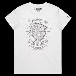 Trump Up The Volume_Female MAPLE White