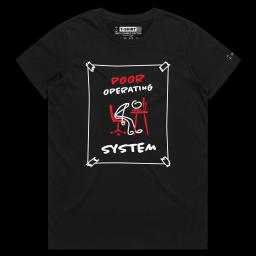 You Can&#8217;t Beat the System_Female MAPLE Black