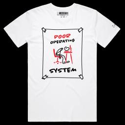 You Can&#8217;t Beat the System_Male STAPLE White