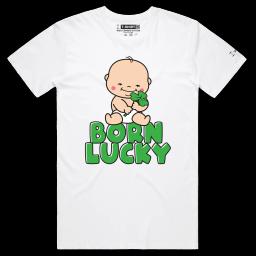 Fortune Favors The Babe_Male STAPLE White