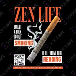 Smoking &#8211; Zen and Now_Watermark Black