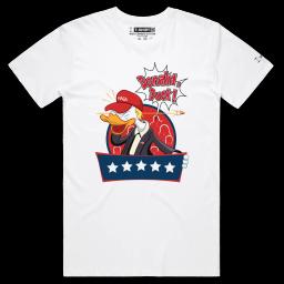 Trump Ducks A Bullet_Male STAPLE White