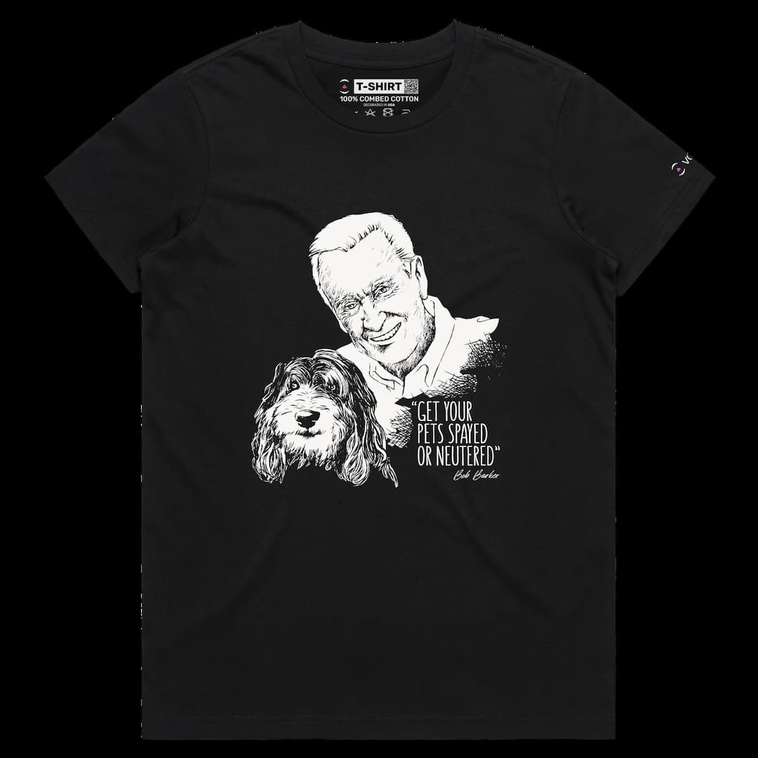 Black Female ‘Get Your Pets Spayed Or Neutered’ T-shirt design VOICEART