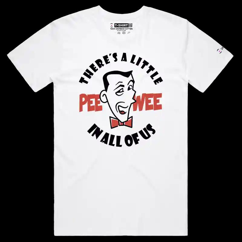 VOICEART White Male Regular Childhood Character Funny T-Shirt with Premium Quality Graphic for Men and Women Tee