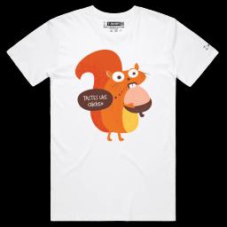 It’s A Squirrel World_Male STAPLE White