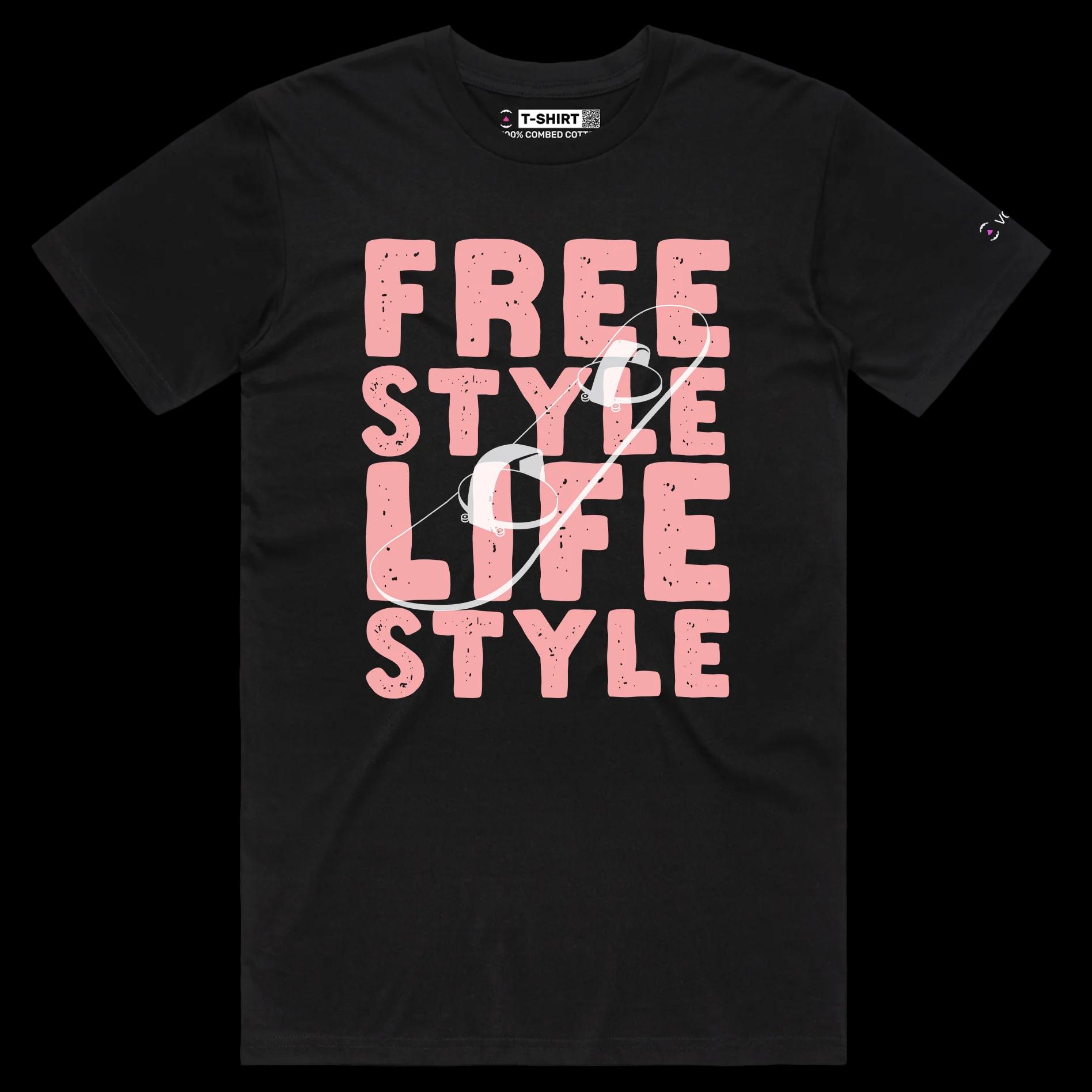 VOICEART Black Male Regular Snowboard Freestyle Lifestyle shirt Premium Quality Winter Sports Tee for Snowboarding Lovers