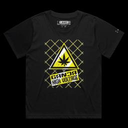 Weed Better Be Careful_Female MARTINA Black