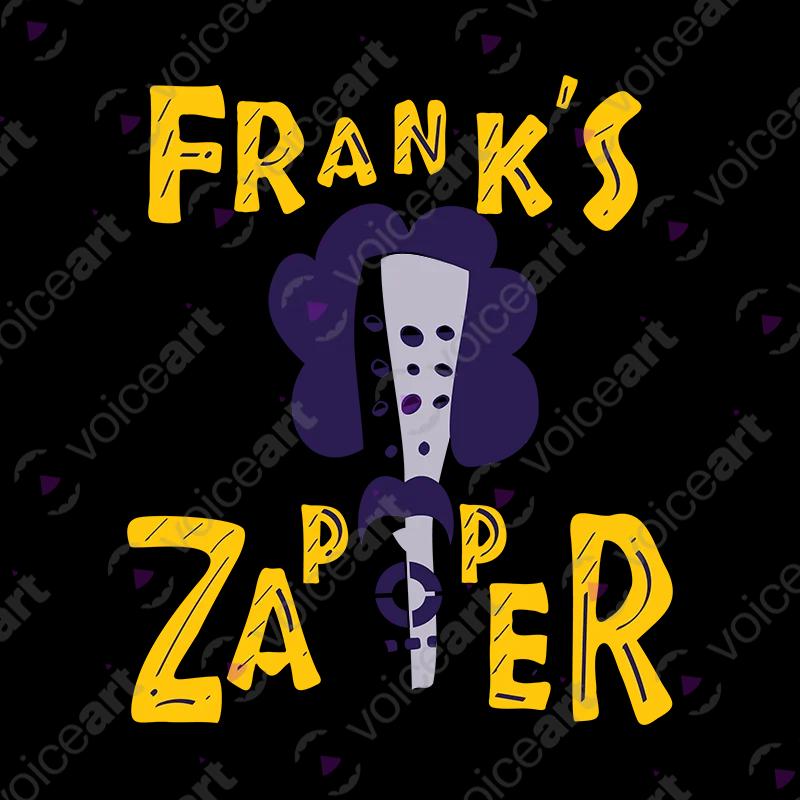 VOICEART White Watermark Zappa as a Remote Controler Funny Shirt with Premium Quality Graphic Quality Design Zapper Tee