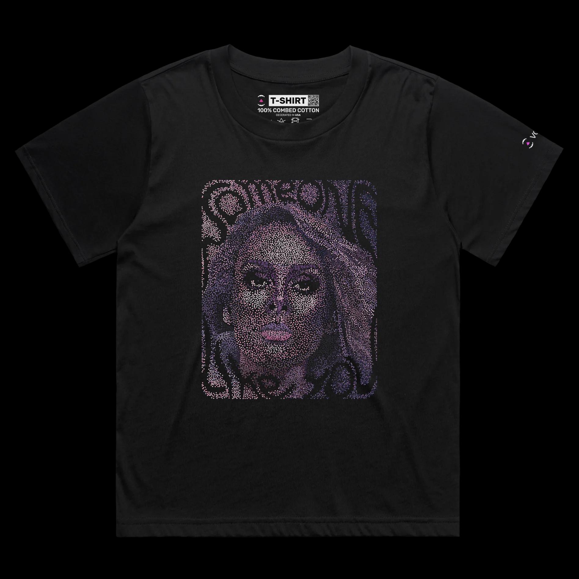 VOICEART Black Female Loose Fashionable Adele T-Shirt Premium Graphic and Quality Design Popular Grammy Awards Singer Tee