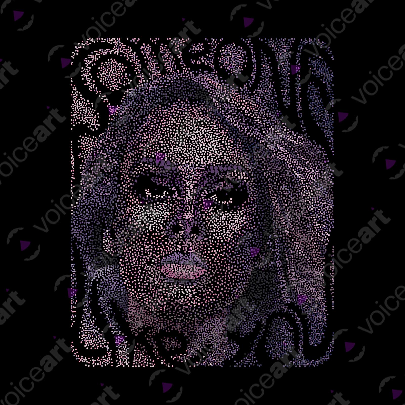 VOICEART Black Watermark Fashionable Adele T-Shirt Premium Graphic and Quality Design Popular Grammy Awards Singer Tee