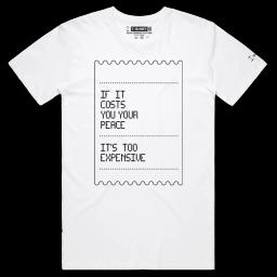 Don’t Be A Spent Force_Male STAPLE White