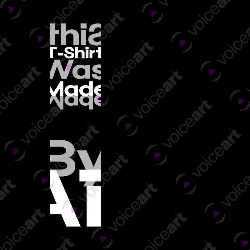 VOICEART Black Watermark Artificial Intelligence Made T-Shirt Premium Graphic Funny Tech Gags Jokes Tee for Men Women