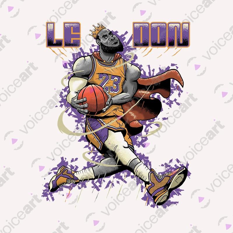 VOICEART White Watermark LeDon LeBron GOAT Sports Graphic T-Shirt Premium Design Legend of The Game Tee Basketball Fans