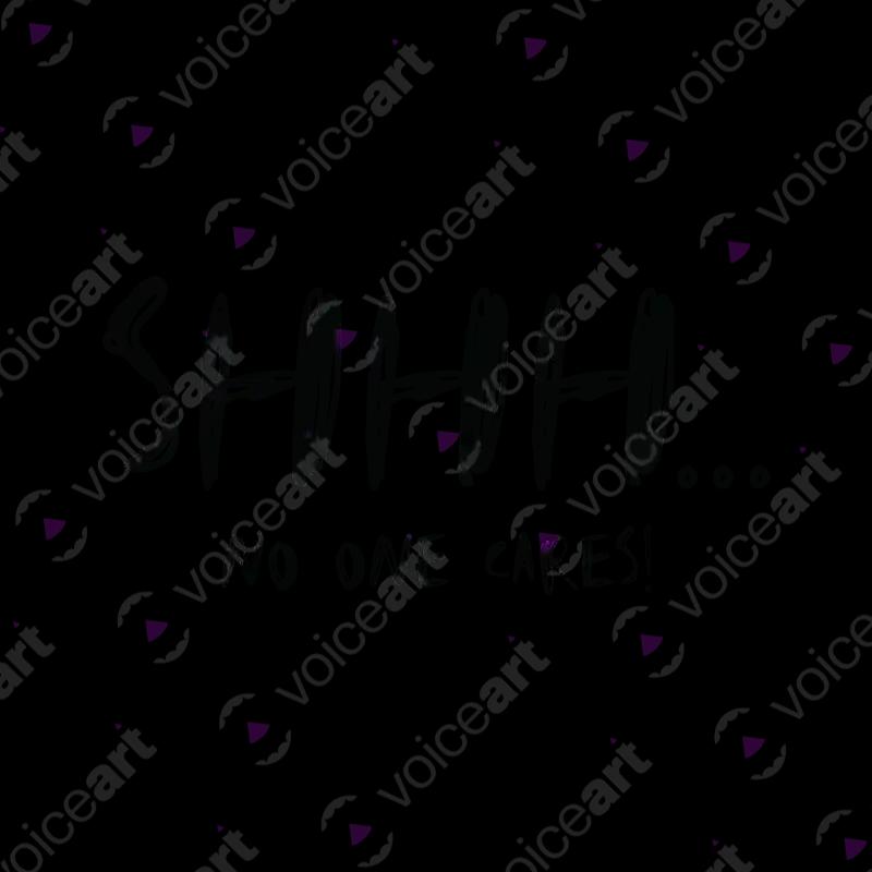 VOICEART White Watermark No One Care Funny T-Shirt Premium Graphic Sarcastic Jokes Humor Wordplay Tee for Men and Women