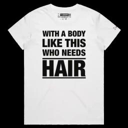 No More Bad Hair Days_Female MAPLE White